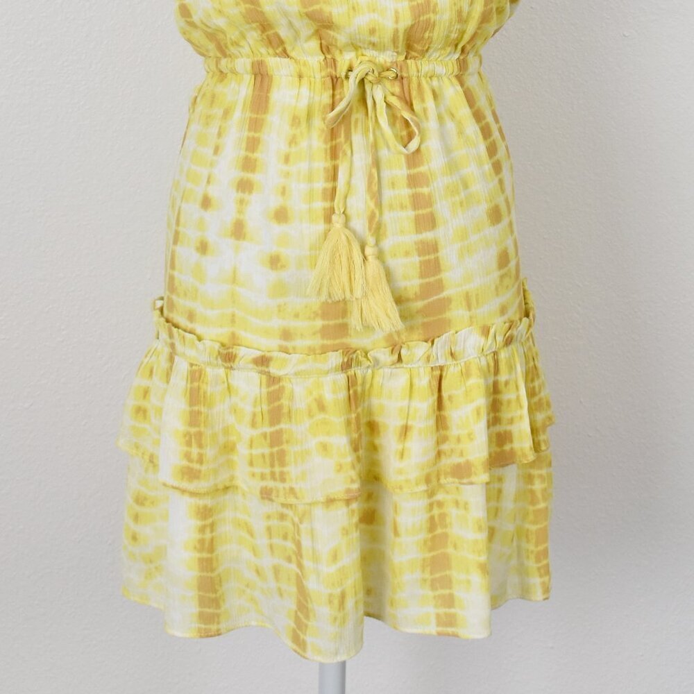 Majorelle Baker Halter Dress Tie Dye Yellow - XS - Picture 4 of 10